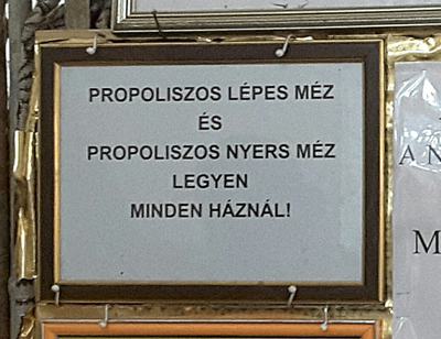 propolisz lépesméz