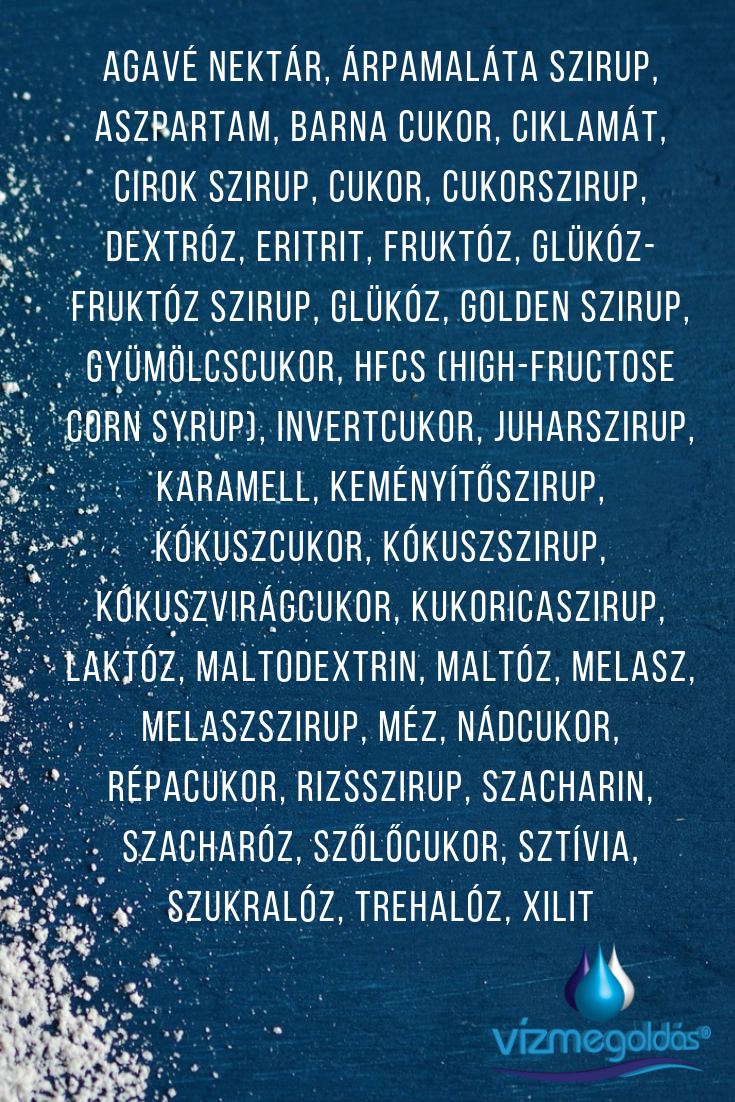 cukor formái a címkén